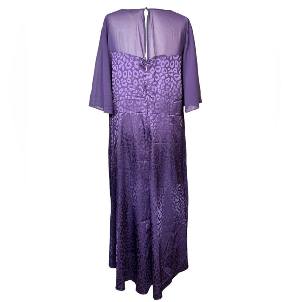 NEW Avenue Evening Dress 22/24 Purple Whimsagoth Fairy Flowy Feminine - Picture 3 of 10